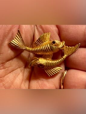 Vintage Pisces Fish Pin/Brooch